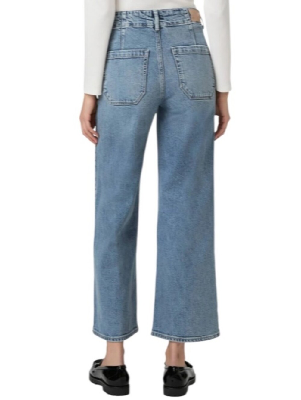 Paige Sasha Ankle High-Rise Wide-Leg Jeans-NWOT - Picture 2 of 8
